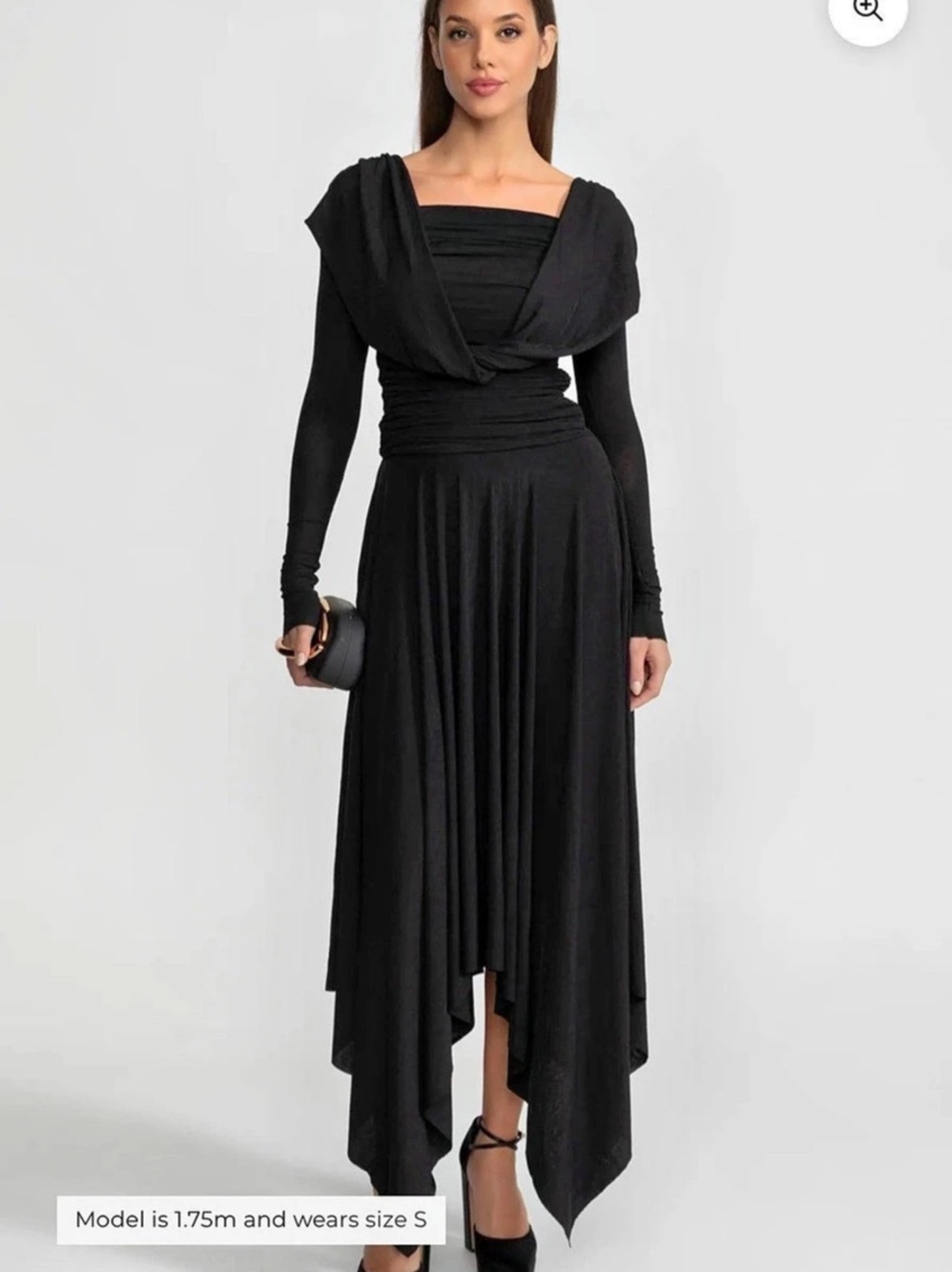 Sierra Darien Long Sleeved Dress With Fitted Bodice And Maxi Pleated Skirt Maxi